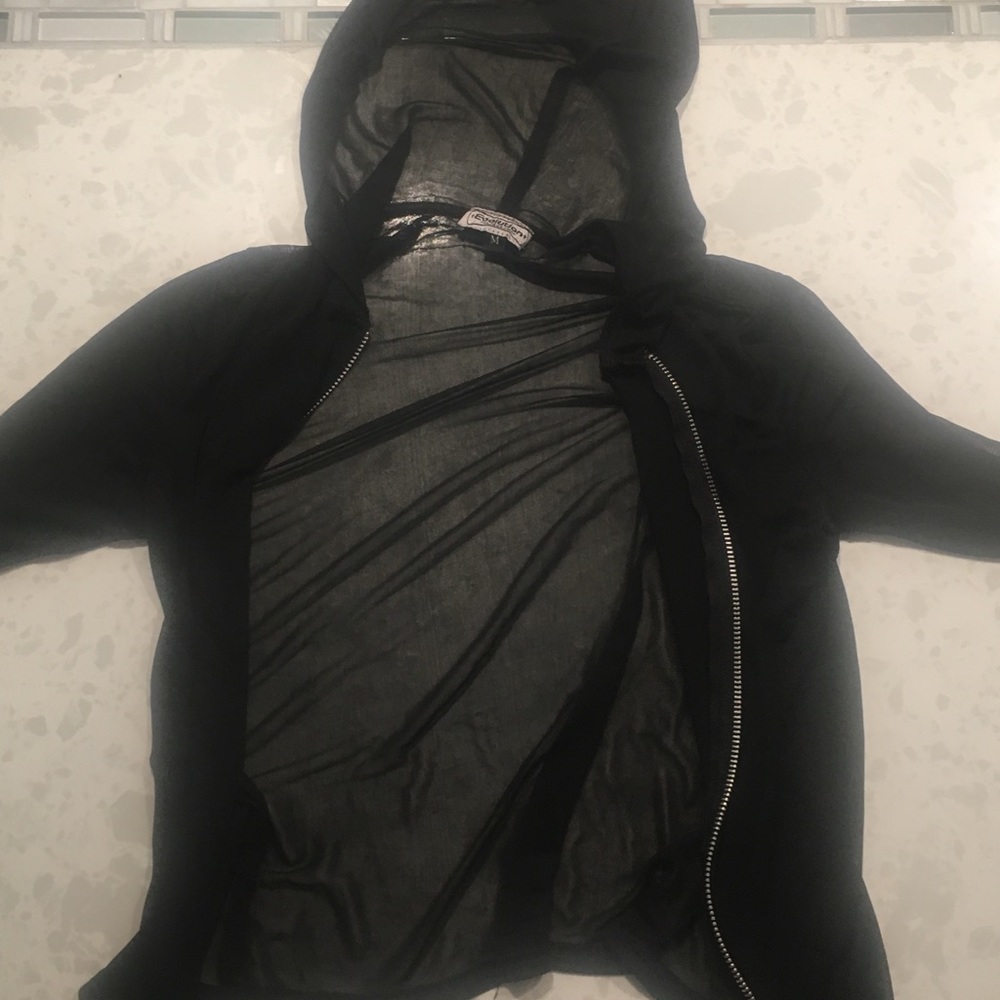 Hooded Mesh Jacket🖤